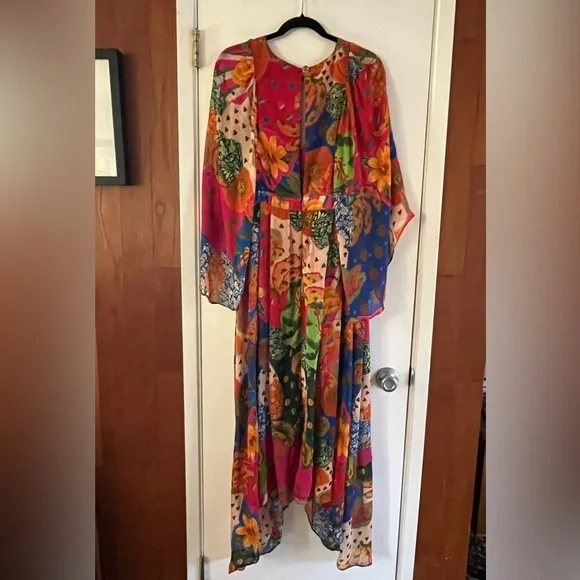 Farm Rio Sunny Mix Maxi Dress - Picture 3 of 13